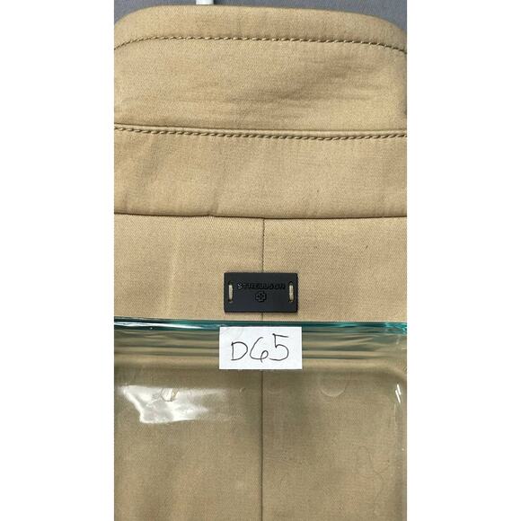 Strellson Finchley Summer Short Coat Beige Sz 52 Finest Cotton Stretch Quiet Lux - Picture 13 of 16